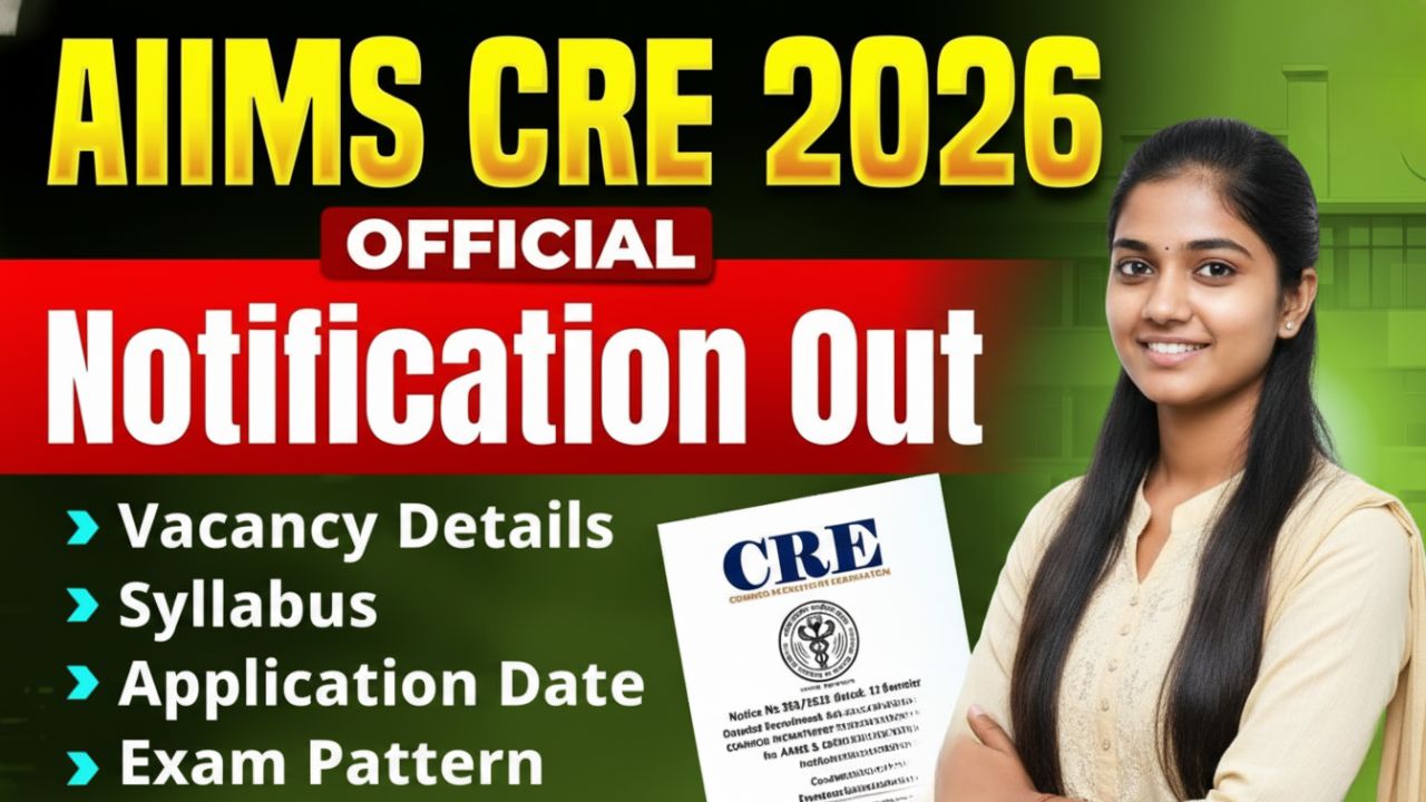 AIIMS CRE-4 Recruitment 2025: Apply Online
