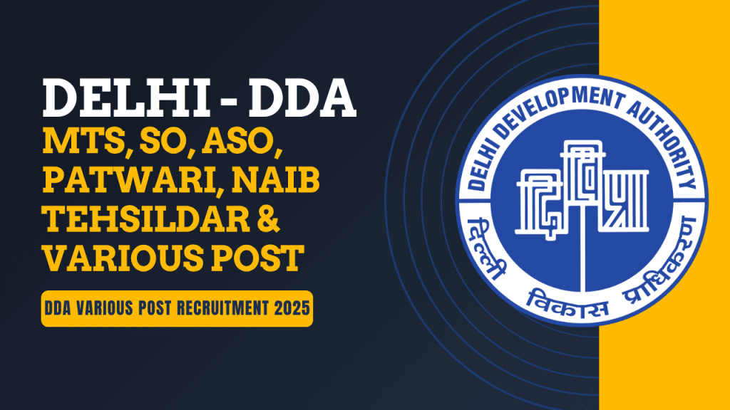 Delhi DDA Examination 2025