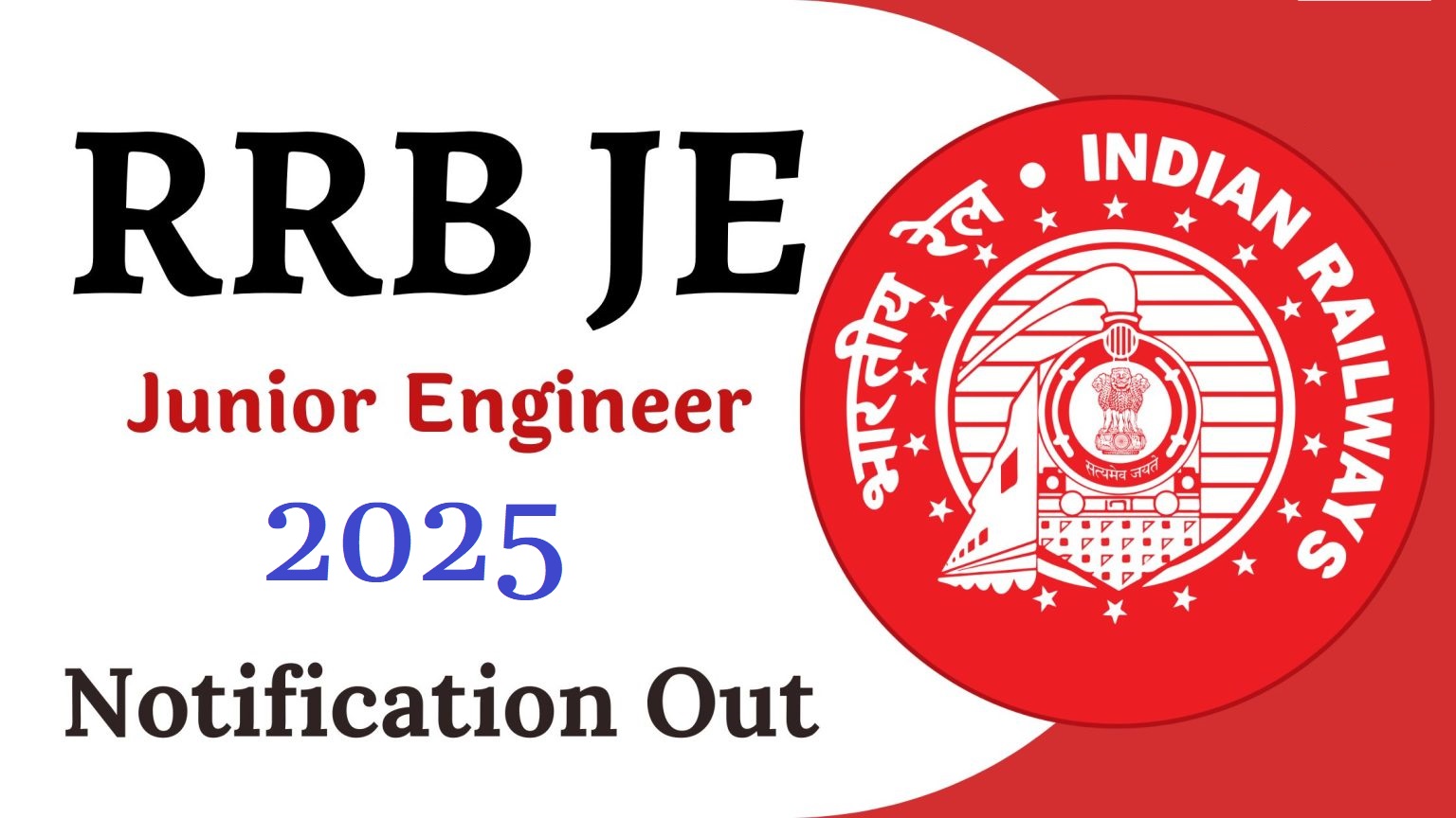  Railway RRB Junior Engineer JE Recruitment 2025 : Eligibility Criteria