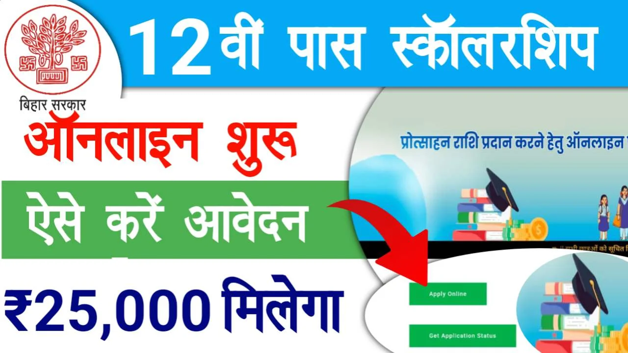 Bihar Inter Pass 2026 Scholarship Apply Online