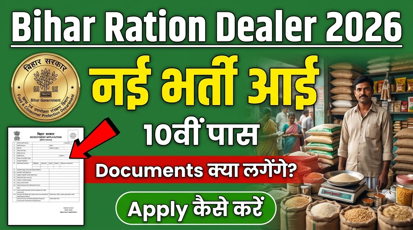 Patna City Ration Dealer Recruitment 2026: नई राशन डीलर भर्ती (38 पद)