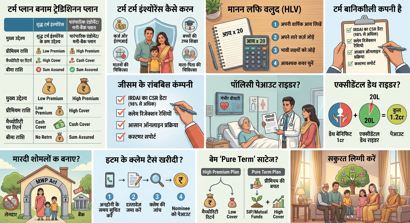 Best Term Insurance Plans 2026: कम प्रीमियम में परिवार को दें ₹1 करोड़ की सुरक्षा