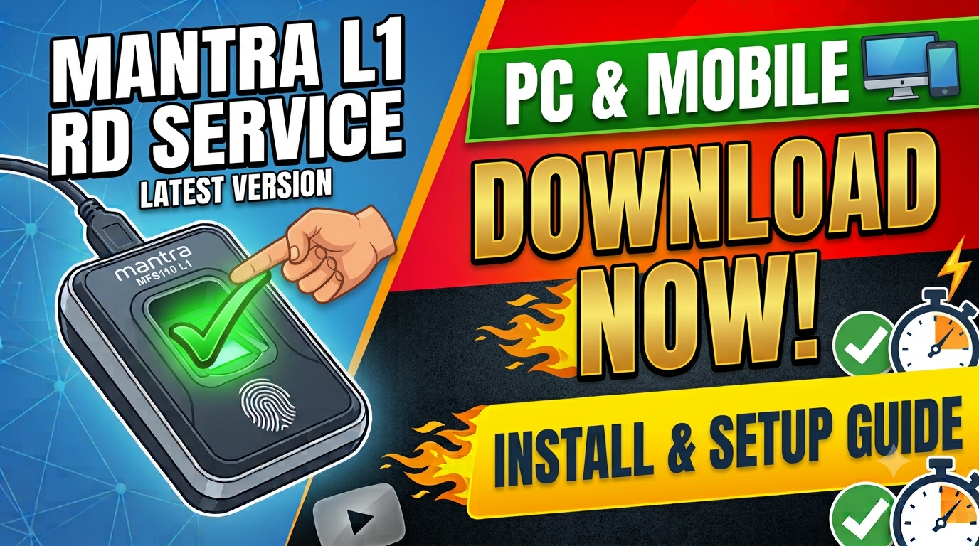 Mantra L1 RD Service Download Latest Version for PC & Mobile